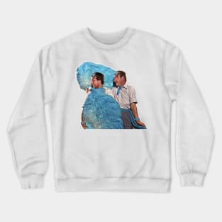 Clark and Cousin Eddie Sisters Reprise - White Christmas Mash-Up Crewneck Sweatshirt